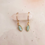 Somya - Gemstone Charm Earrings
