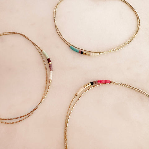 Sierra - Bracelet Fin Multicolore