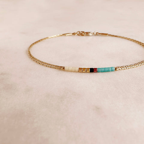 Sierra - Bracelet Fin Multicolore