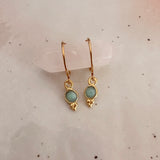 Somya - Gemstone Charm Earrings