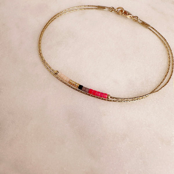 Sierra - Minimalist Beaded Bracelet