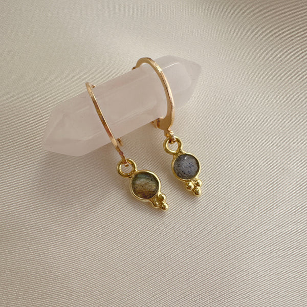 Somya - Mini Créoles Gemme