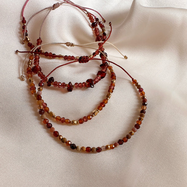 Alizia - Garnet Bracelet
