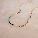 Estella - Multicolor Beaded Necklace