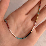Estella - Multicolor Beaded Necklace