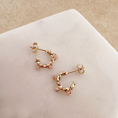 Sienna - Boucles Opale Rose