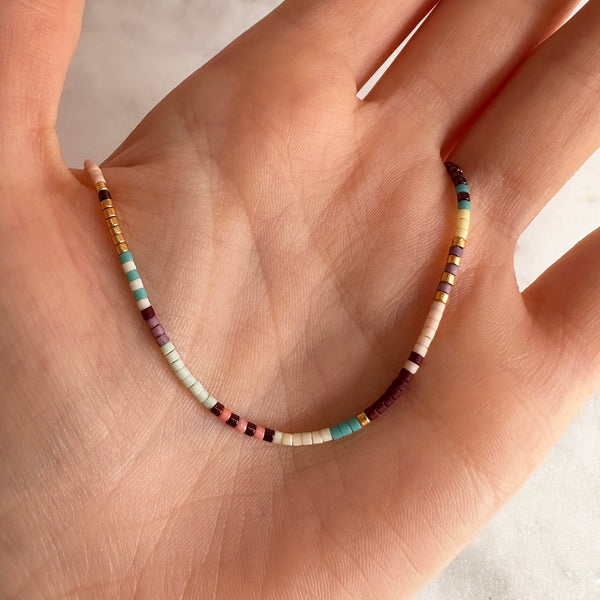Estella - Multicolor Beaded Necklace