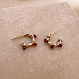 Sienna - Boucles Grenat