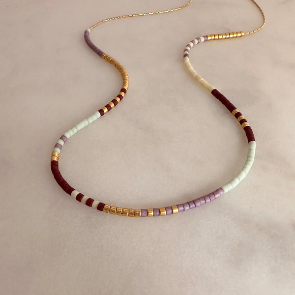 Estella - Multicolor Beaded Necklace