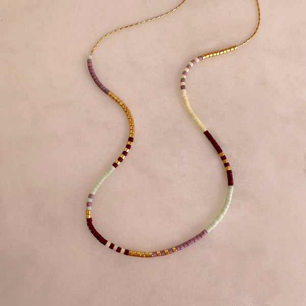 Estella - Multicolor Beaded Necklace