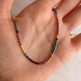 Estella - Multicolor Beaded Necklace