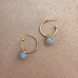 Marla - Amazonite Hoops