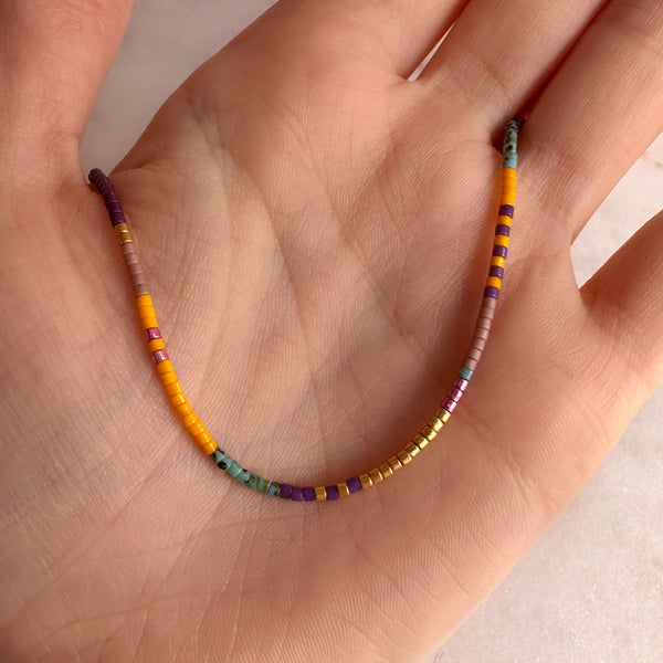 Estella - Collier Perles Multicolores
