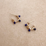 Sienna - Mini Créoles Lapis