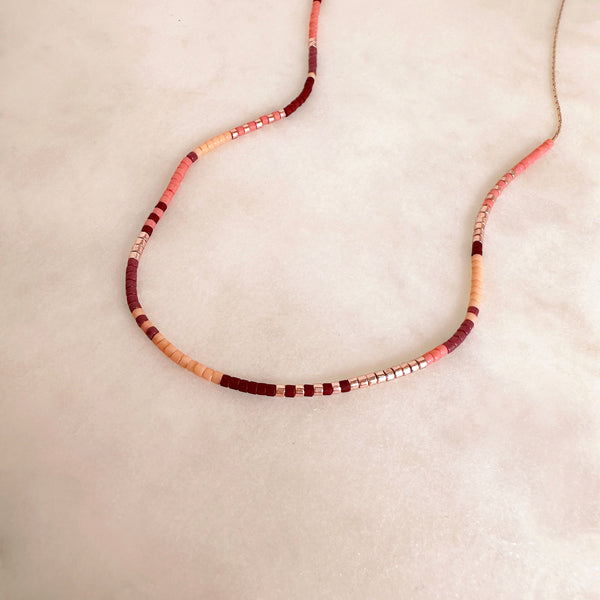 Estella - Multicolor Beaded Necklace