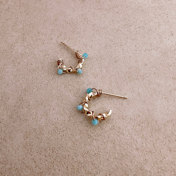 Sienna - Créoles Amazonite