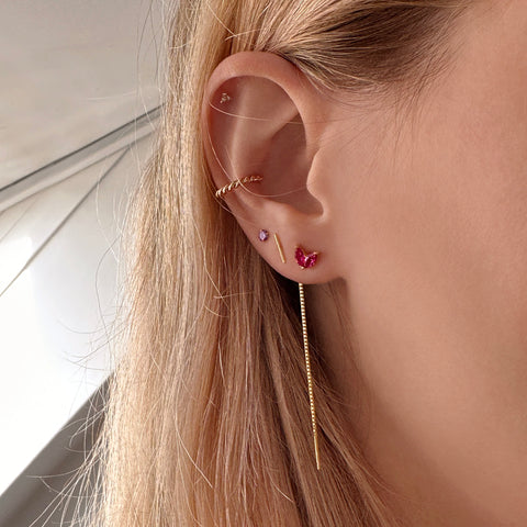 Naia - Twisted Ear Cuff - Kurafuchi