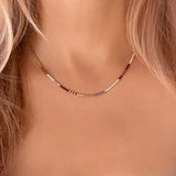 Estella - Multicolor Beaded Necklace