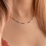 Estella - Multicolor Beaded Necklace