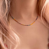 Estella - Collier Perles Multicolores