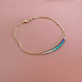 Andrea - Blue Ombre Bracelet
