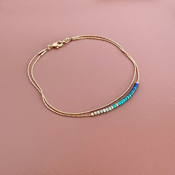 Andrea - Blue Ombre Bracelet