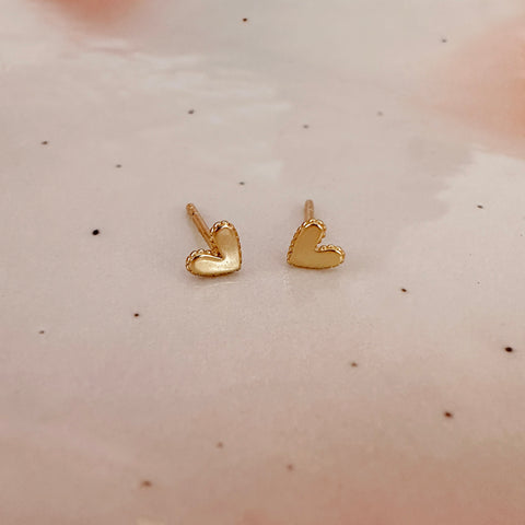 Kokoro - Mini Heart Studs