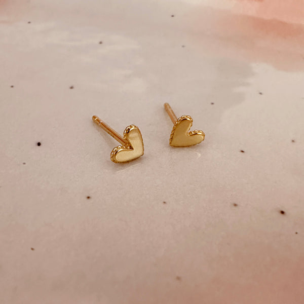 Kokoro - Mini Heart Studs