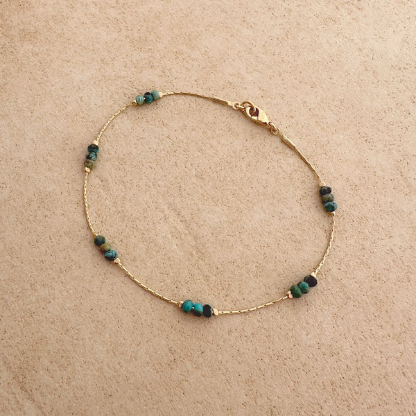 Meera - Turquoise Bead Bracelet