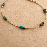 Meera - Turquoise Bead Bracelet