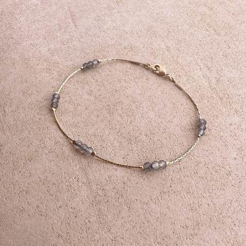 Meera - Labradorite Bead Bracelet