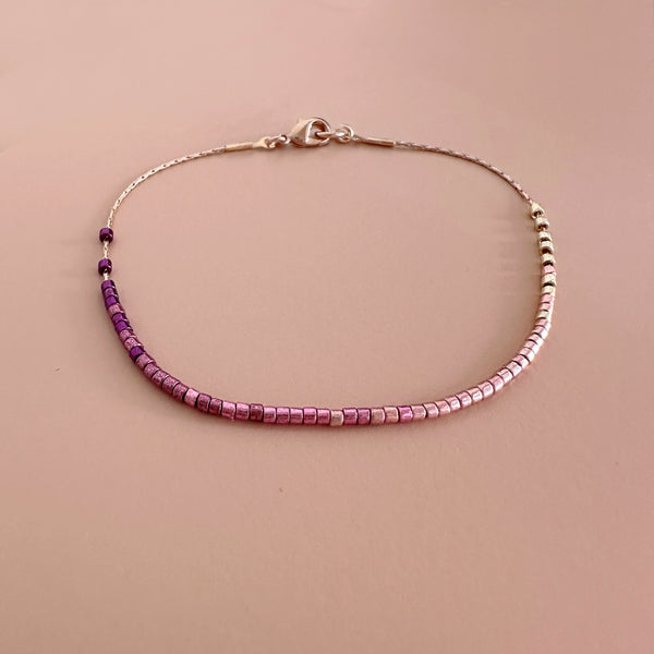 Kenzie - Pink Ombre Bracelet