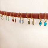 Somya - Gemstone Charm Earrings