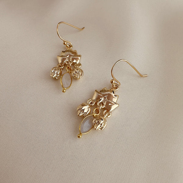 Joyce - Boucles Tombantes Fleur