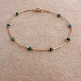 Regan - Turquoise Bead Bracelet