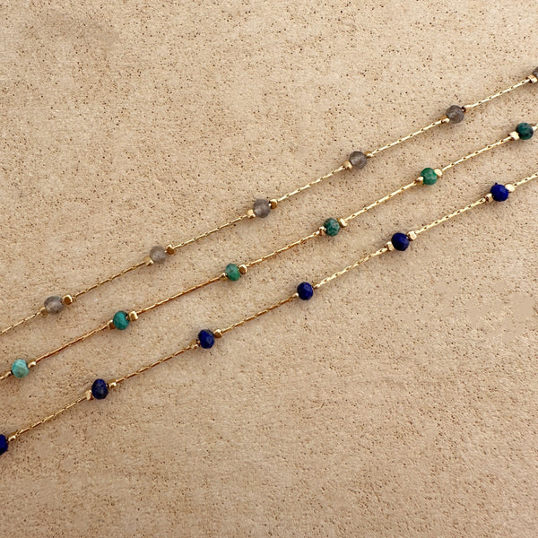 Regan - Turquoise Bead Bracelet