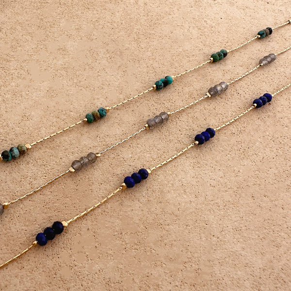 Bridget - Dainty Labradorite Necklace