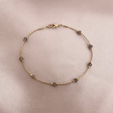 Regan - Labradorite Bead Bracelet