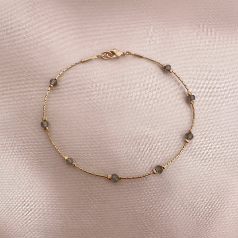 Regan - Labradorite Bead Bracelet