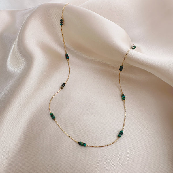 Bridget - Dainty Turquoise Necklace