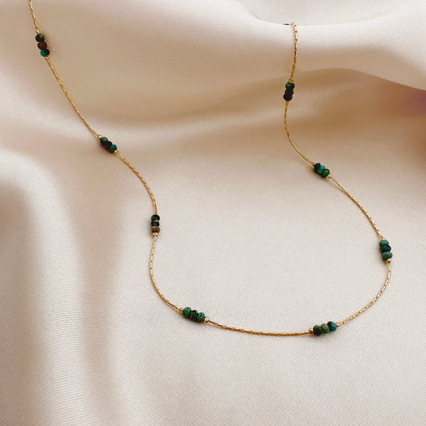 Bridget - Dainty Turquoise Necklace