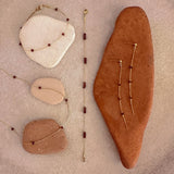 Meera - Bracelet Perles Grenat