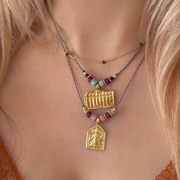 Shivani - Medal Necklace