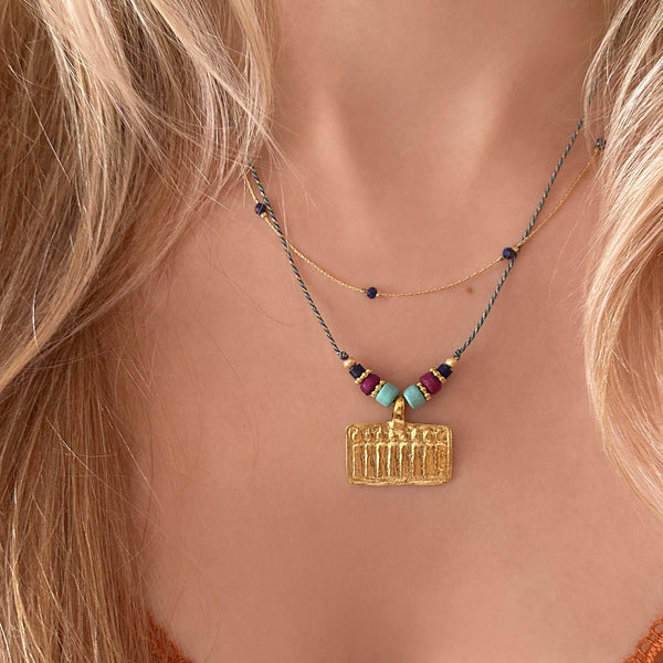 Bridget - Dainty Lapis Necklace