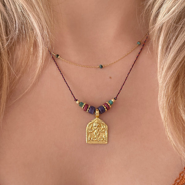 Shivani - Medal Necklace