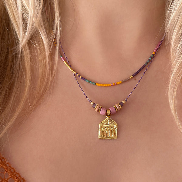 Shivani - Medal Necklace