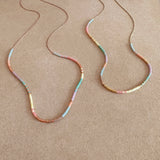 Estella - Pastel Beaded Necklace