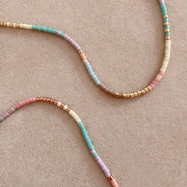 Estella - Pastel Beaded Necklace