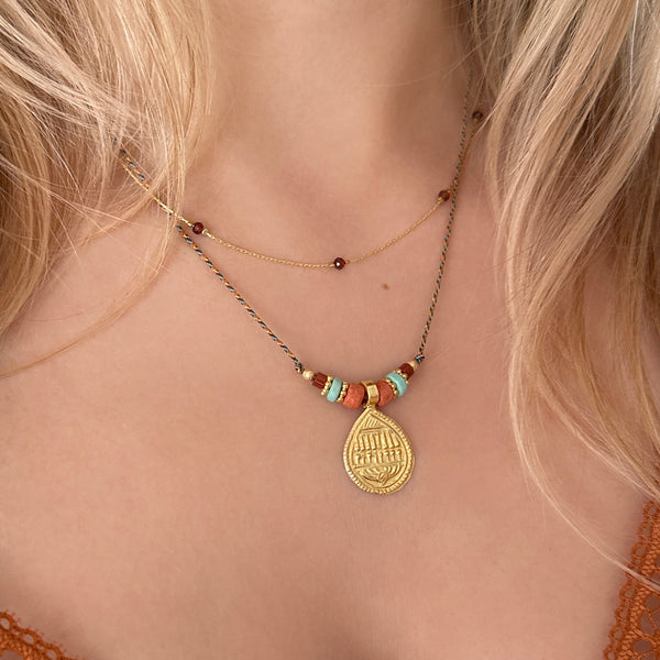 Shivani - Medal Necklace