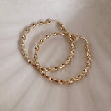 Shantel - Large Twisted Hoops